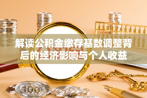 湖州解读公积金缴存基数调整背后的经济影响与个人收益