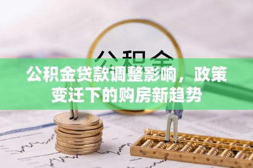 湖州公积金贷款调整影响，政策变迁下的购房新趋势