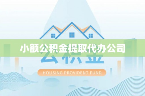 湖州小额公积金提取代办公司