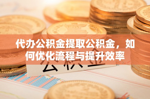 湖州代办公积金提取公积金，如何优化流程与提升效率