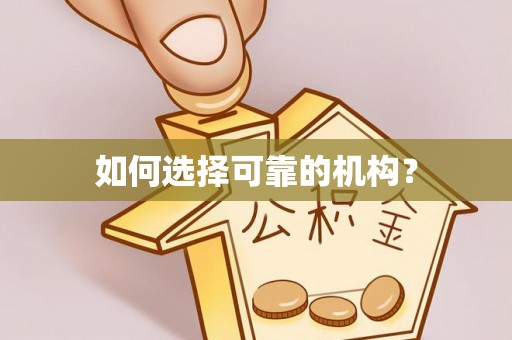 湖州如何选择可靠的机构？