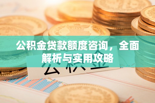 湖州公积金贷款额度咨询，全面解析与实用攻略