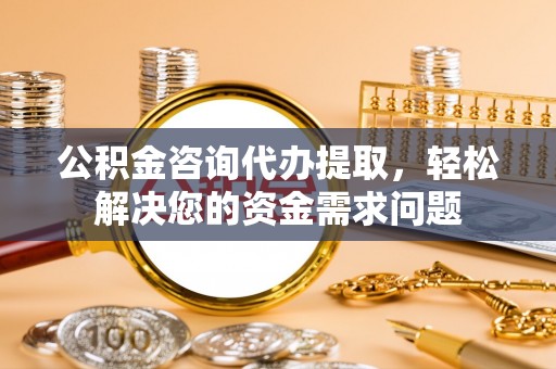 湖州公积金咨询代办提取，轻松解决您的资金需求问题