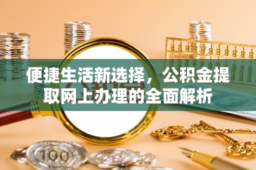 湖州便捷生活新选择，公积金提取网上办理的全面解析