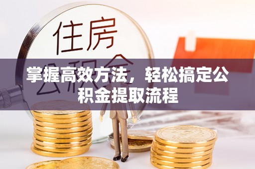 湖州掌握高效方法，轻松搞定公积金提取流程