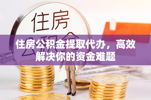湖州住房公积金提取代办，高效解决你的资金难题