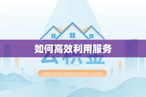 湖州如何高效利用服务