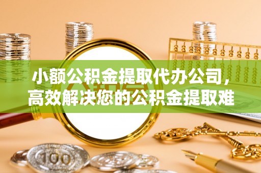 湖州小额公积金提取代办公司，高效解决您的公积金提取难题