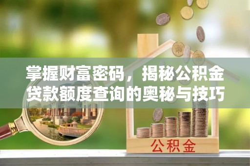 湖州掌握财富密码，揭秘公积金贷款额度查询的奥秘与技巧