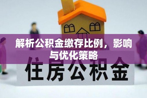 湖州解析公积金缴存比例，影响与优化策略