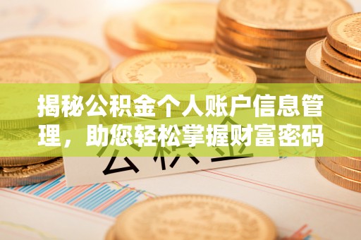 湖州揭秘公积金个人账户信息管理，助您轻松掌握财富密码